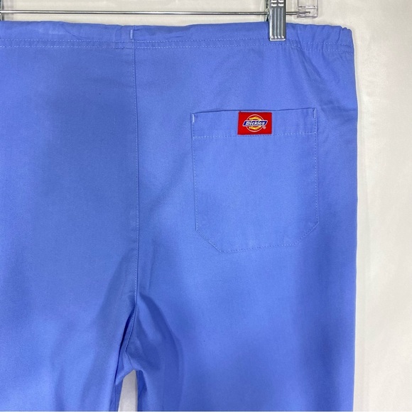 Dickies Medical Style 850106 Ceil Blue Unisex Scrub Drawstring Pants - Picture 4 of 6